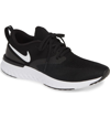 Nike Men's Odyssey React Flyknit 2 Running Sneakers From Finish Line In Black/ White