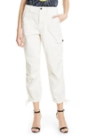 ALICE AND OLIVIA CROP CARGO PANTS,CD262AO3WHT