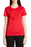 MONCLER LOGO PATCH COTTON TEE,E109380629008390X