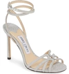 JIMMY CHOO MIMI ANKLE STRAP SANDAL,J000118897