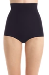 Commando Classic Control High-rise Shaping Briefs In Black