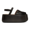 MARSÈLL MARSELL BLACK CEPPO SANDALS