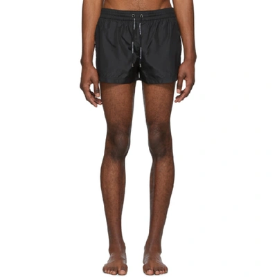 Dolce & Gabbana Black 'king' Swim Shorts