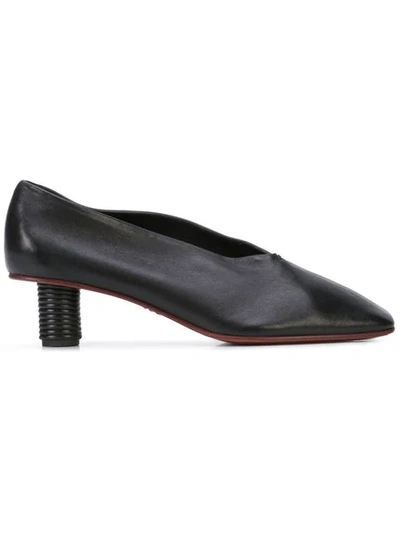 Proenza Schouler 40mm Leather Ballerina Pumps In Black