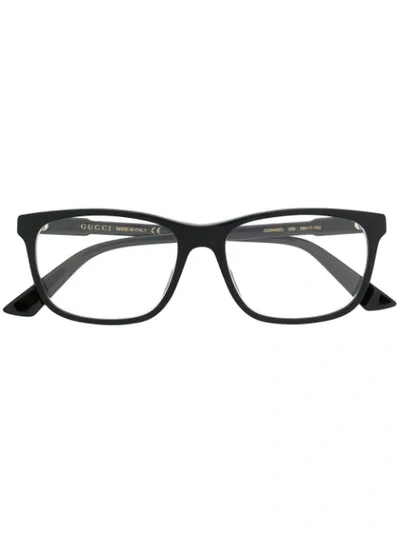 Gucci Square Glasses In Black