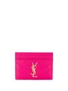 SAINT LAURENT MONOGRAM CARD CASE