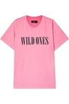 AMIRI WILD ONES PRINTED NEON COTTON-JERSEY T-SHIRT