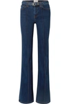 CURRENT ELLIOTT THE ADMIRER BELTED HIGH-RISE FLARED JEANS