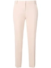 PINKO CROPPED SKINNY TROUSERS
