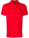 Paul & Shark Logo Detail Polo Shirt In Red In Red