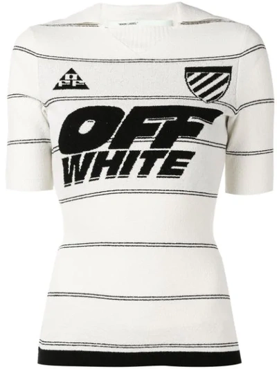 Off-white Logo Fitted Top - 白色 In White