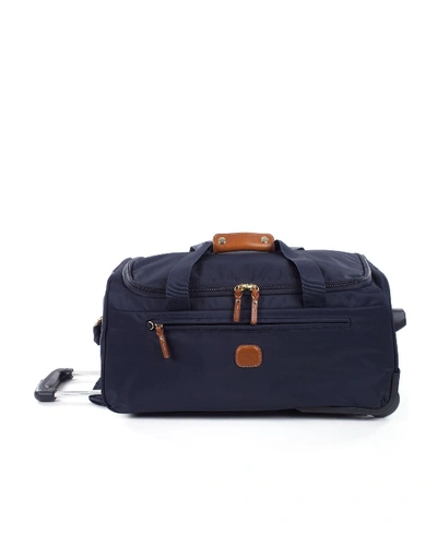 BRIC'S NAVY X-BAG 21" CARRY-ON ROLLING DUFFEL LUGGAGE,PROD145240135