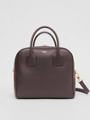 BURBERRY Medium Stripe Intarsia Leather Cube Bag