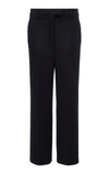 PRADA CROPPED WOOL-CREPE STRAIGHT-LEG PANTS,745770