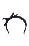 PRADA EMBELLISHED SILK-SATIN HEADBAND,745877