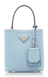 PRADA Saffiano Cuir Mini Top Handle Bag,1BA217 V - OOO - 2ERX