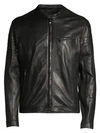 JOHN VARVATOS Slim-Fit Leather Moto Jacket