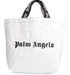 PALM ANGELS CLASSIC LOGO SHOPPER - WHITE,PMNA013S19589001
