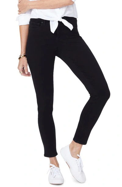 Nydj Ami Embroidered Side Skinny Jeans In Nocolor