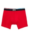 Saxx 'vibe' Stretch Boxer Briefs In Red