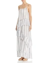 ATM ANTHONY THOMAS MELILLO Striped Cotton-Gauze Maxi Slip Dress,AW7123-BAL