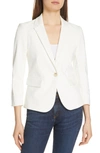 Veronica Beard Schoolboy Dickey Jacket In White