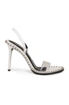 Alexander Wang Studded Sling-back Sandals In White