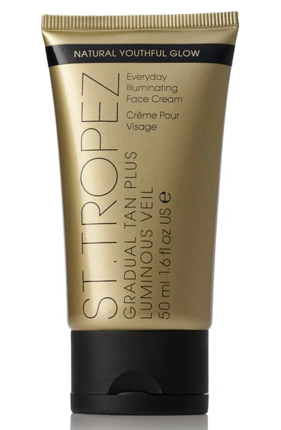 St. Tropez Tanning Essentials Gradual Tan Plus Luminous Veil Everyday Illuminating Face Cream 1.6 oz/ 50 ml