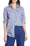 ALEX MILL STANDARD IKAT HEART BUTTON FRONT SHIRT,WS022132