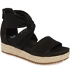 EILEEN FISHER ZOE WEDGE SANDAL,ZOE-TN