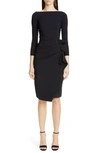 Chiara Boni La Petite Robe Zelma Ruched Body-con Dress In Black