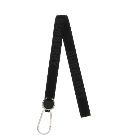 Burberry Canvas Lanyard In Black