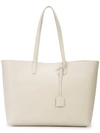 Saint Laurent Large Shopping Tote In Neutrals