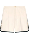 GUCCI WOOL-SILK SHORTS