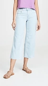 BLANK DENIM CROPPED WIDE LEG JEANS