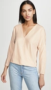 VINCE CROSSOVER BLOUSE
