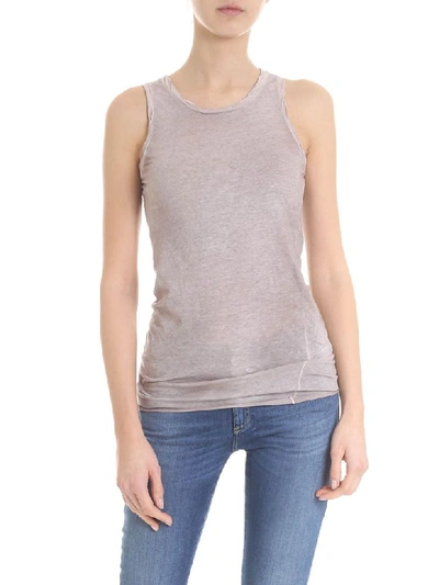 Avant Toi Sleeveless Top In Light Pink