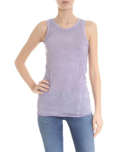 Avant Toi Lavender Sleeveless Top In Purple