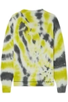PRADA TIE-DYED WOOL AND CASHMERE-BLEND SWEATER