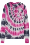 Prada Tie-dyed Wool And Cashmere-blend Sweater In Pink