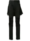 UNDERCOVER BLACK SKINNY TROUSERS