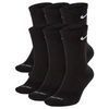 Nike Everyday Plus Cushioned In Black/white