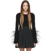 VALENTINO VALENTINO BLACK FEATHER SWEATER