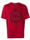 Dolce & Gabbana Logo Print T In Red