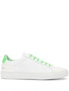 COMMON PROJECTS COMMON PROJECTS WHITE AND GREEN SNEAKERS