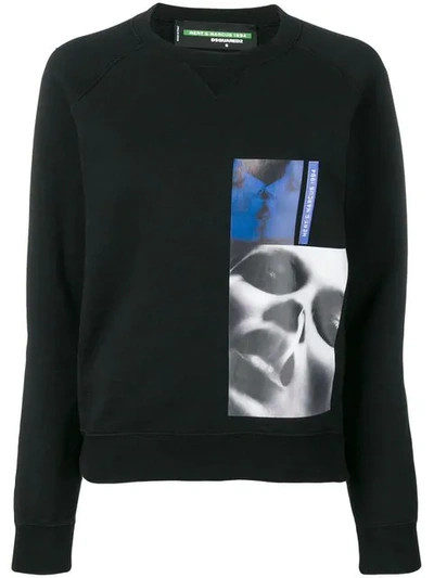 Dsquared2 X Mert And Marcus Printed Patch Sweatshirt - 黑色 In Black