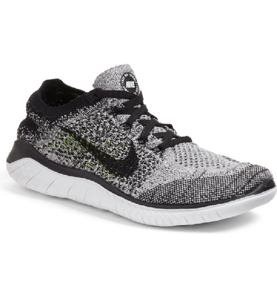 Nike Women's Free Rn Flyknit 2018 Running Shoes, Grey - Size 8.0 In White