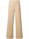 P.a.r.o.s.h High-rise Wide-leg Trousers In Neutrals