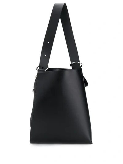 Venczel Taeo Leather Shoulder Bag In Black
