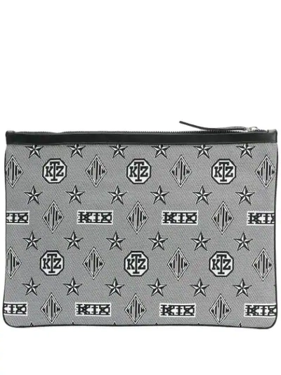 Ktz Monogram Laptop Cover - 黑色 In Black